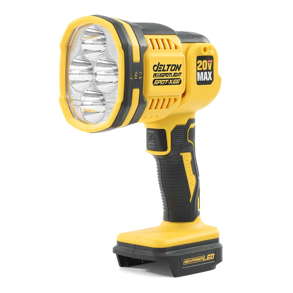 ไฟฉาย LED ไร้สาย (เฉพาะเครื่องเปล่า) DELTON รุ่น SPOT-X66 20V